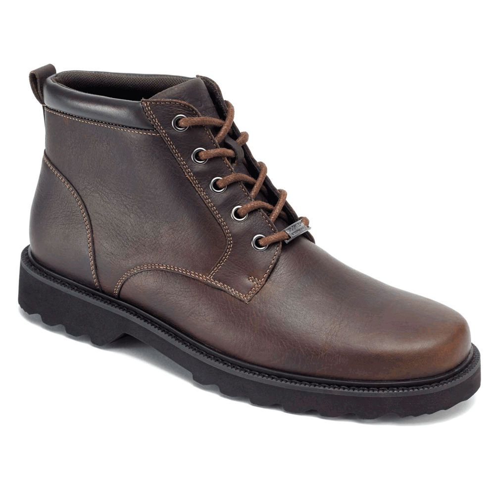 ロック ポート ト ブーツ メンズ 暗ブラウン - Northfield Waterproof Plain Toe - EAH631085